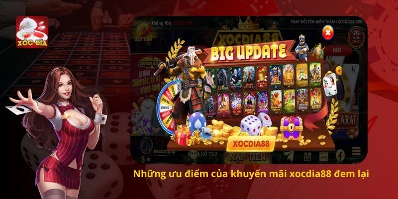 Những ưu điểm của khuyến mãi xocdia88 đem lại